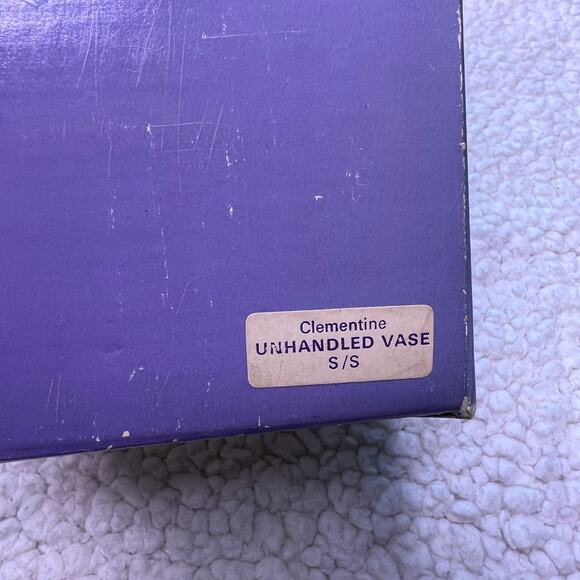 Wedgewood Bone China Clementine Unhandled Vase Incl Box - Picture 11 of 11